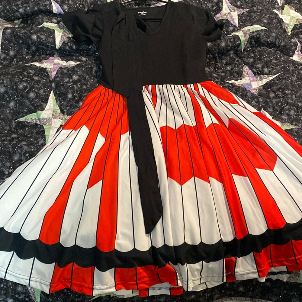 Perseverance parachute dress has the parachute from nasa perseverance on it!